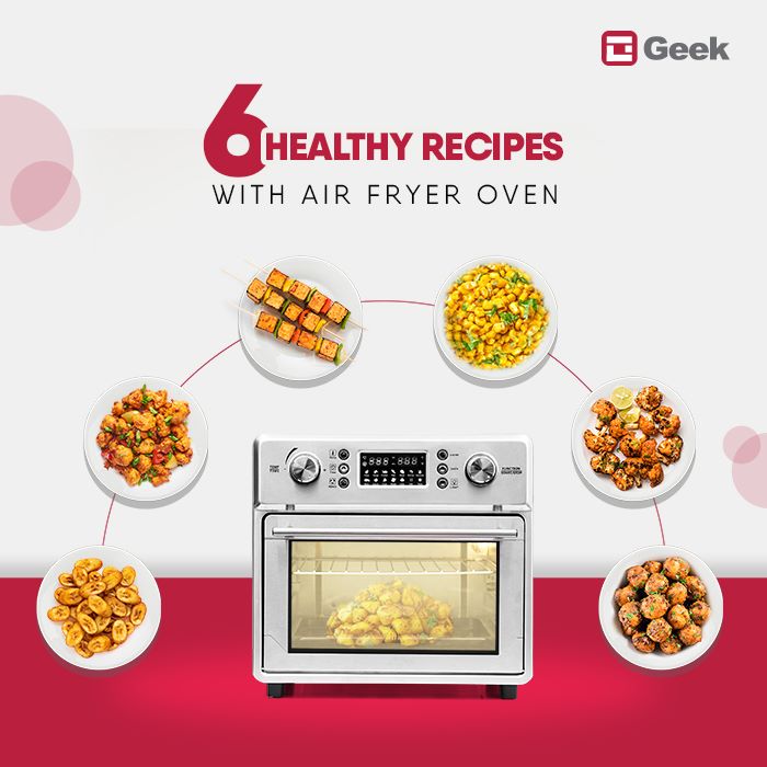 6 Indian Recipes with Airfryer Oven