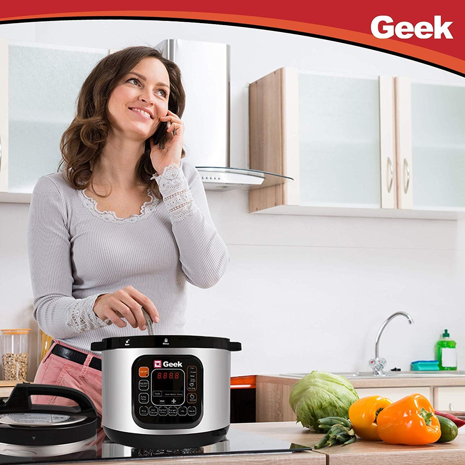 Geek Robocook 6L - Non Stick(NS) Pot - Spare Inner Cooking Pot