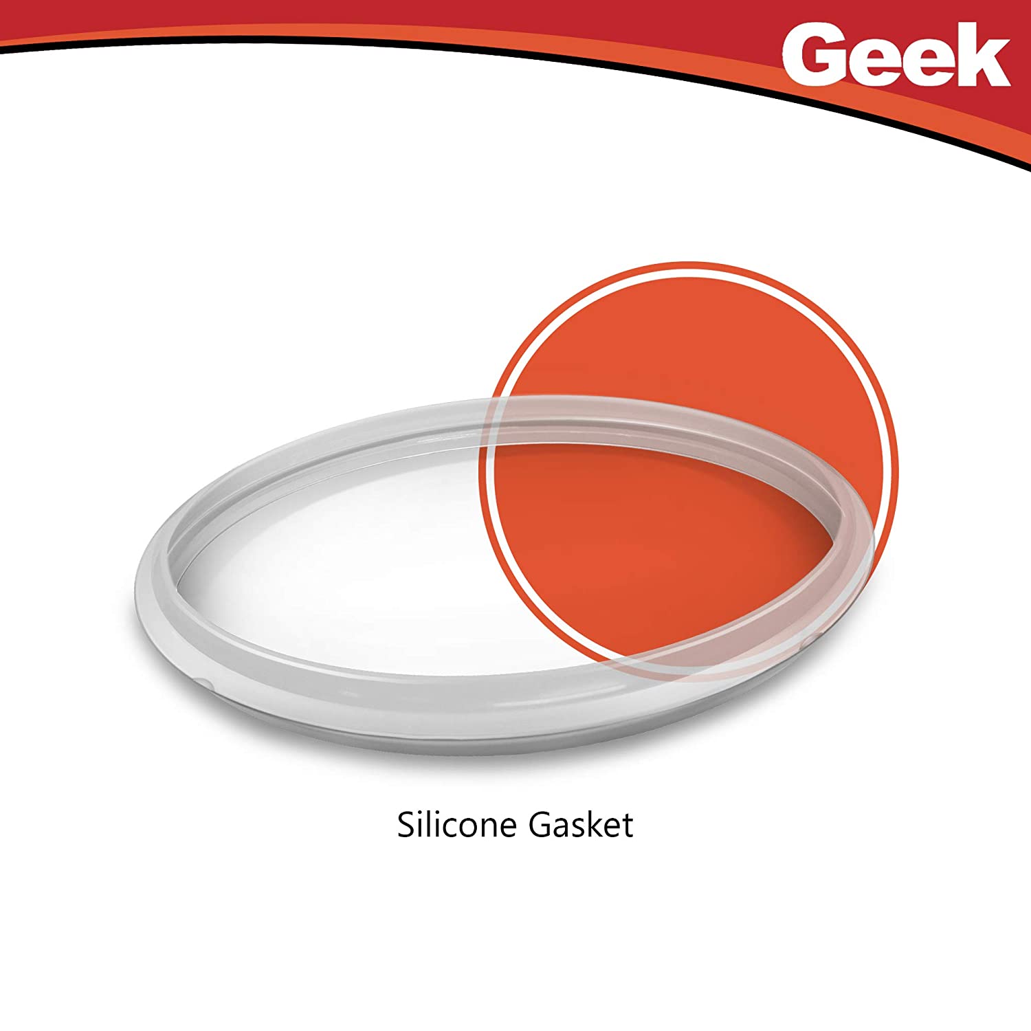 Geek Robocook Silicone Gasket and Float Valve Compatible with 8L Electric Pressure Cooker - Spare Part