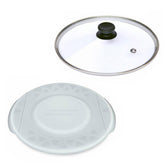 Geek Robocook Compatible Silicone Lid & Tempered Glass Lid Combo, Compatible with 6 Litre Variants - 6L Kit 1