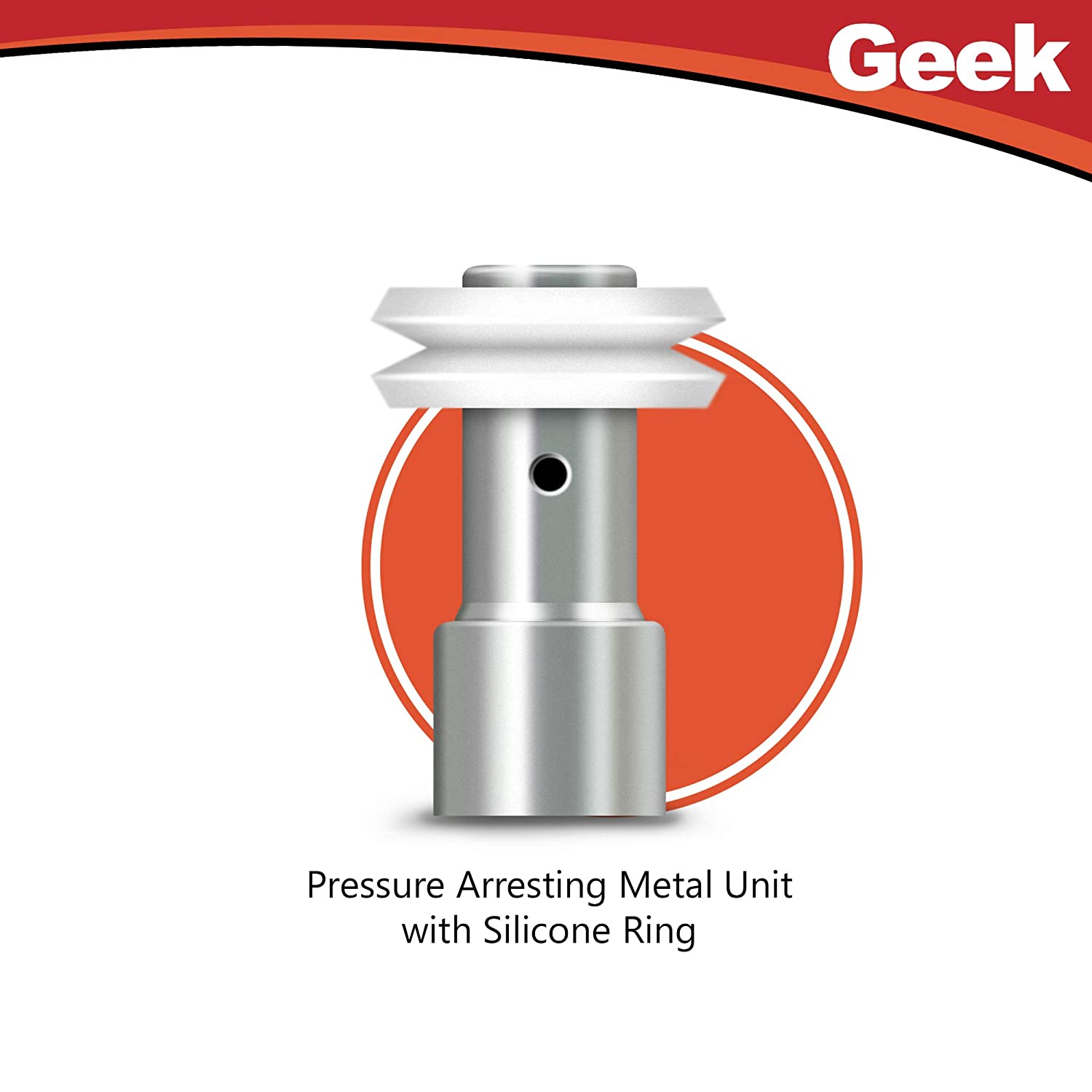 Geek Robocook Silicone Gasket and Float Valve Compatible with 8L Electric Pressure Cooker - Spare Part