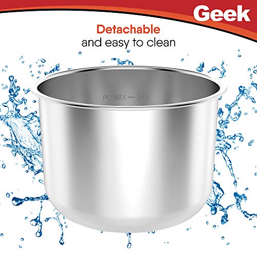 Geek Robocook 8L - Stainless Steel Pot - Spare Inner Cooking Pot