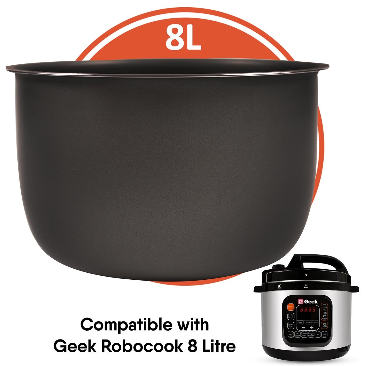 Buy Geek Robocook 8L Non Stick NS Pot Original Spare Parts Online