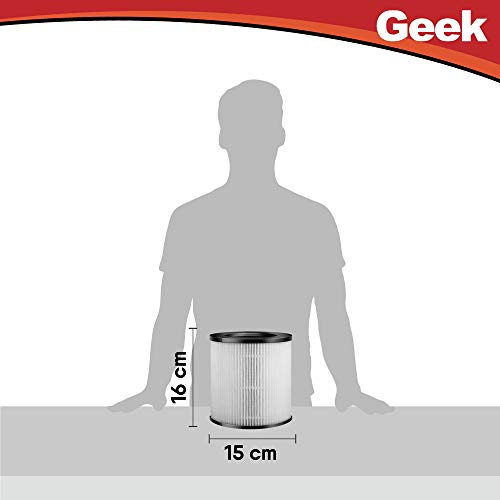Geek Ikuku F1 HEPA Filter Cartridge compatible with Ikuku A2 and A6 Air Purifiers - Spare Part