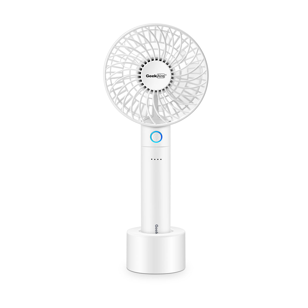 Geek Aire GF2, Rechargeable Mini Fan - 4 Inch (Pink)