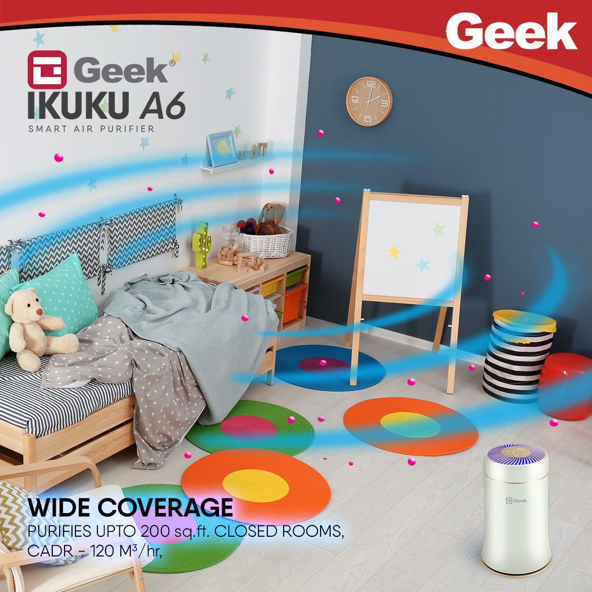Geek Ikuku A6 - Air Purifier (White)