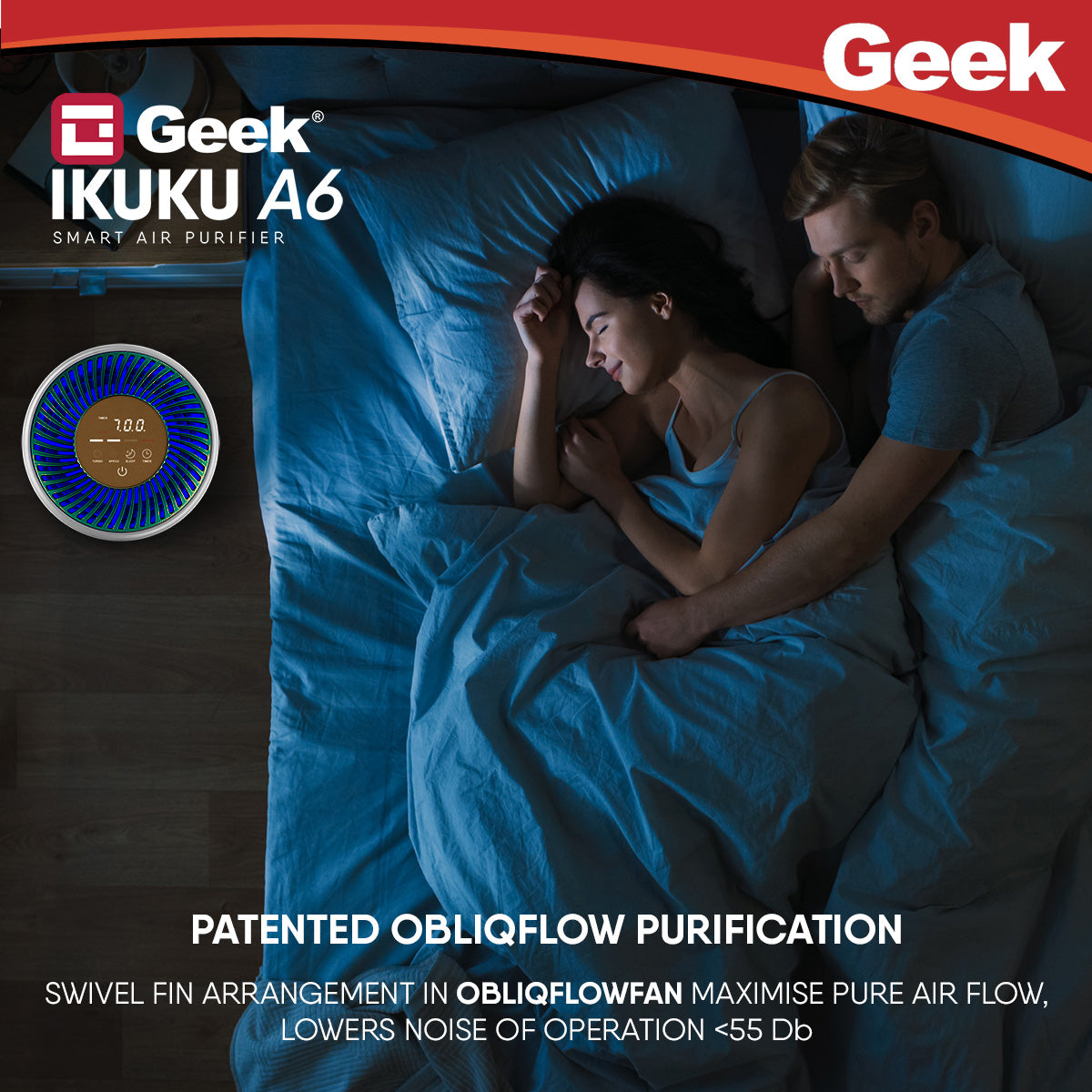Geek Ikuku A6 - Air Purifier (White)