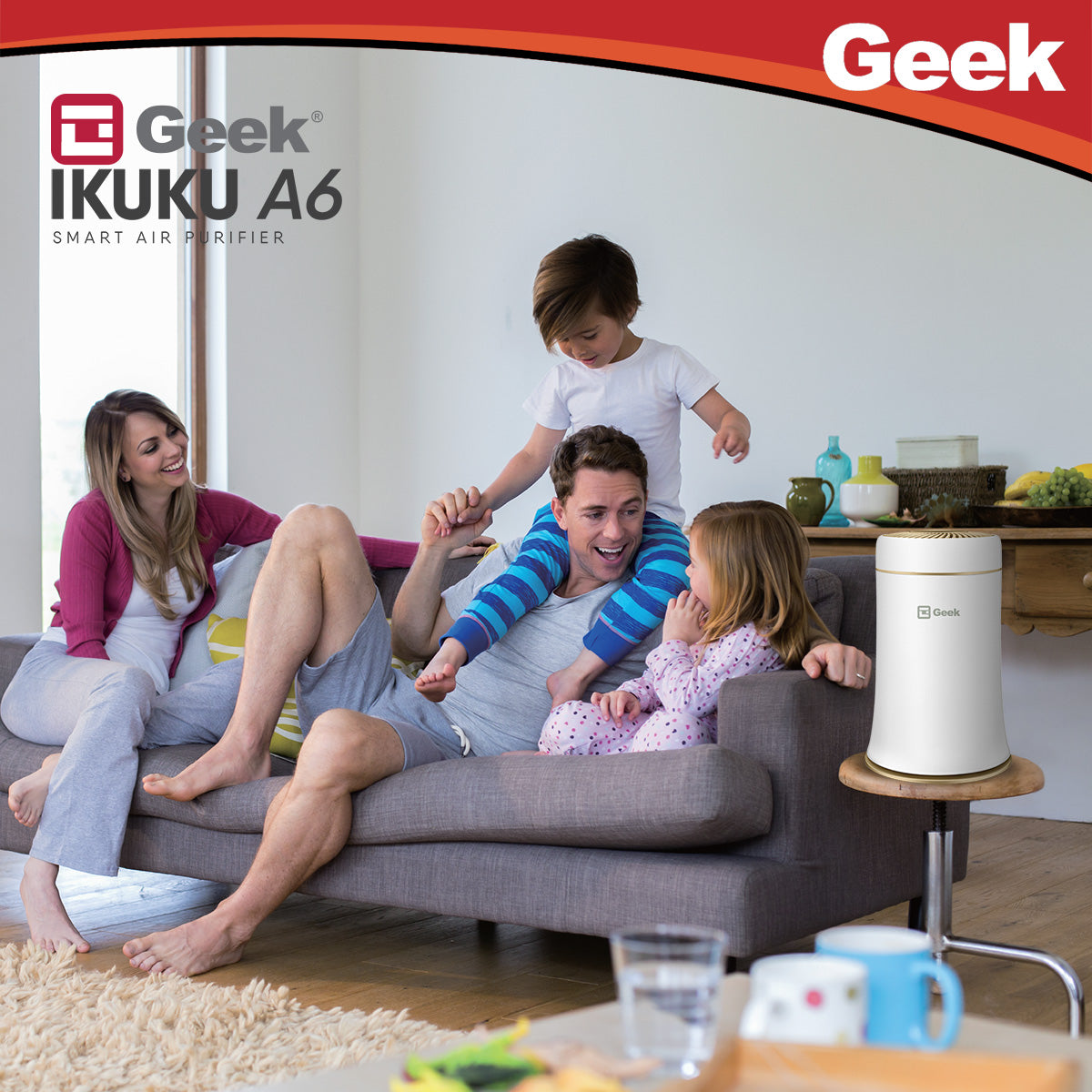 Geek Ikuku A6 - Air Purifier (White)