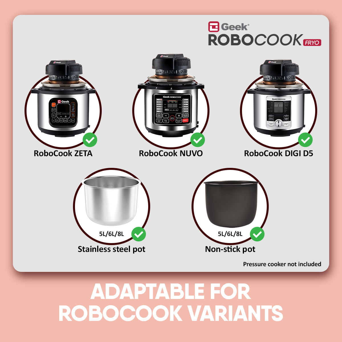 Geek Robocook Fryo - Smart Air Fryer