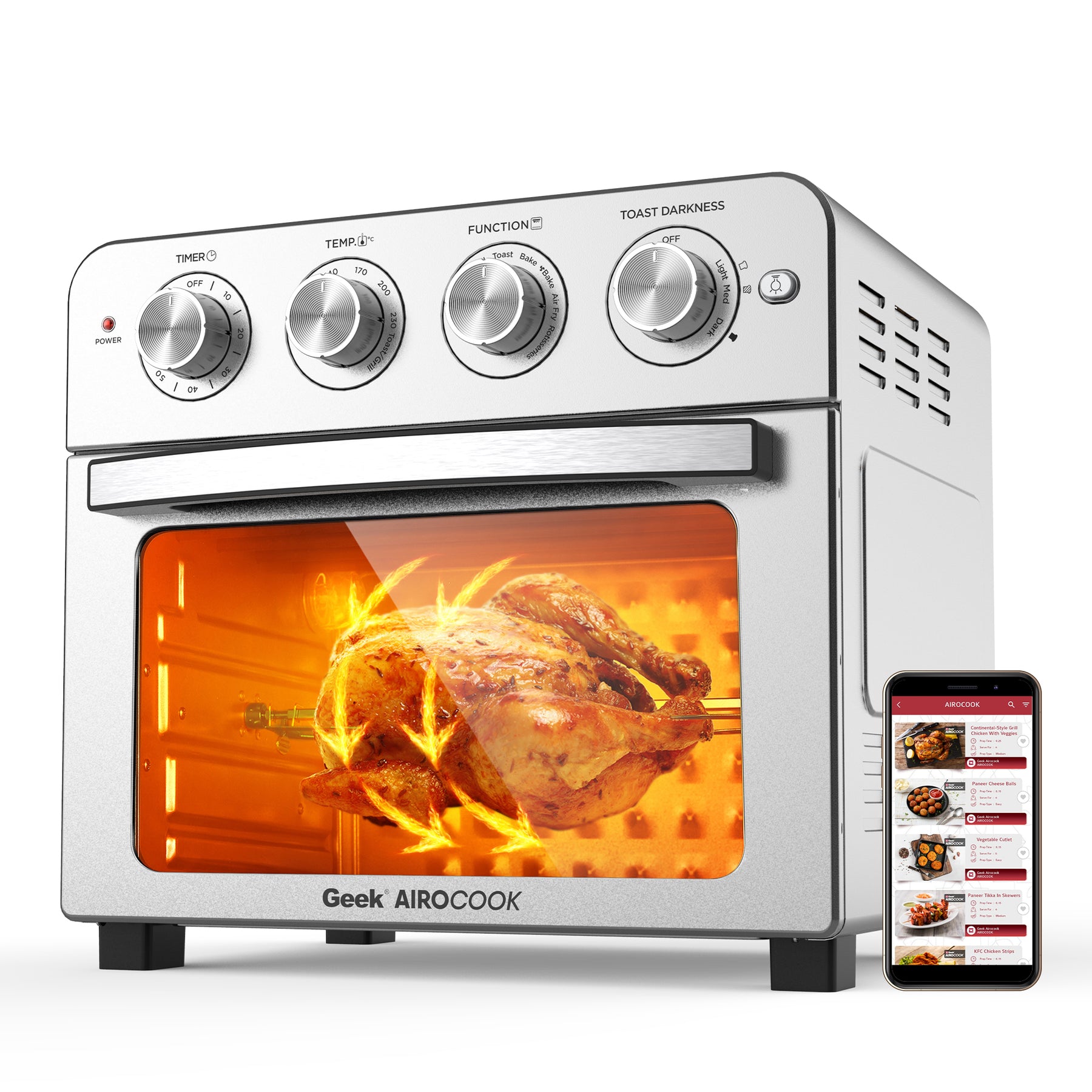 Geek AiroCook Iris Plus 23 Litre Air Fryer Oven