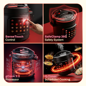 Geek Robocook NEXA V6 - 6L Smart Electric Pressure Cooker