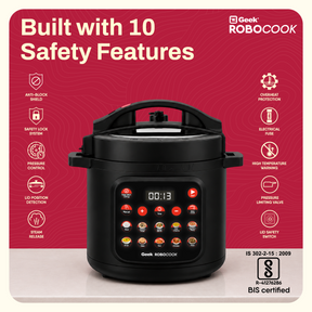 Geek Robocook NEXA V6 - 6L Smart Electric Pressure Cooker
