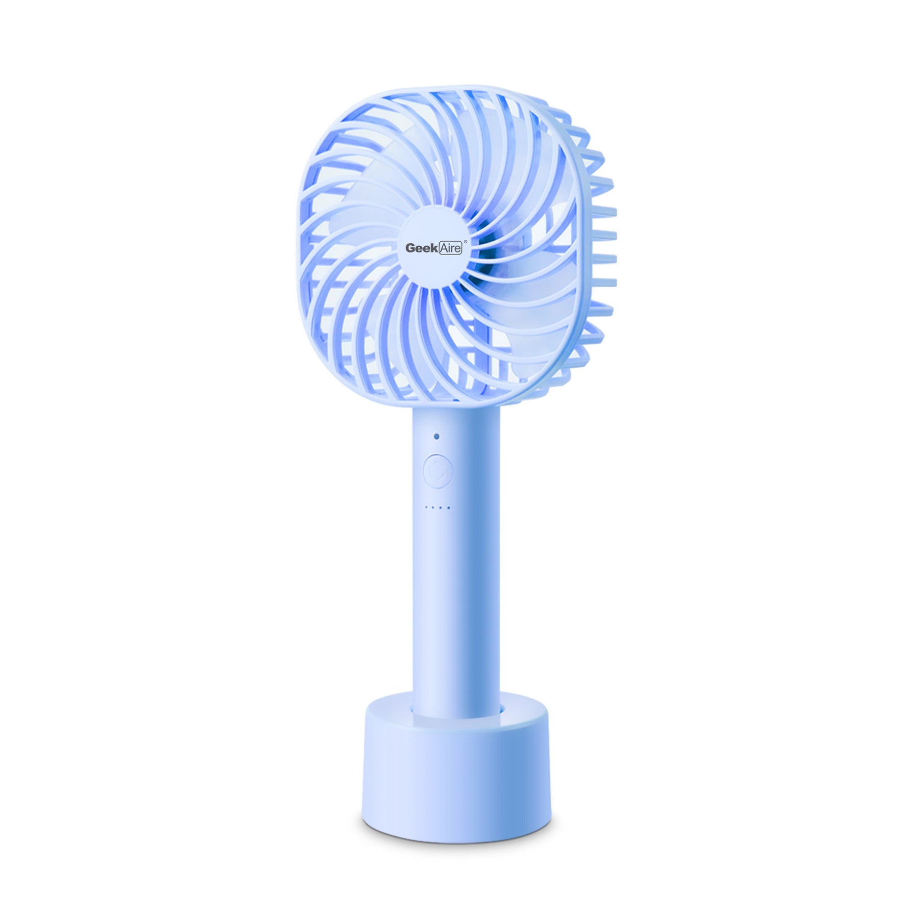 Geek Aire GF3, Rechargeable Mini Fan - 5 Inch (Blue)