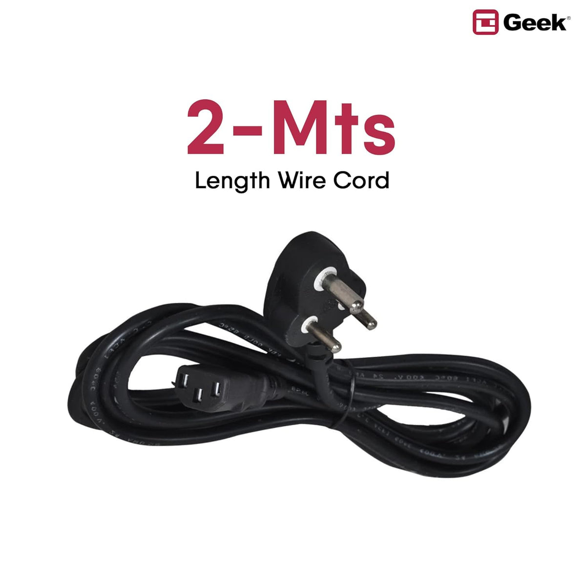 Geek Robocook Compatible Power Cable - Black