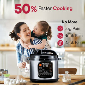 Geek Robocook Zeta 6L Automatic Electric Pressure Cooker - Stainless Steel