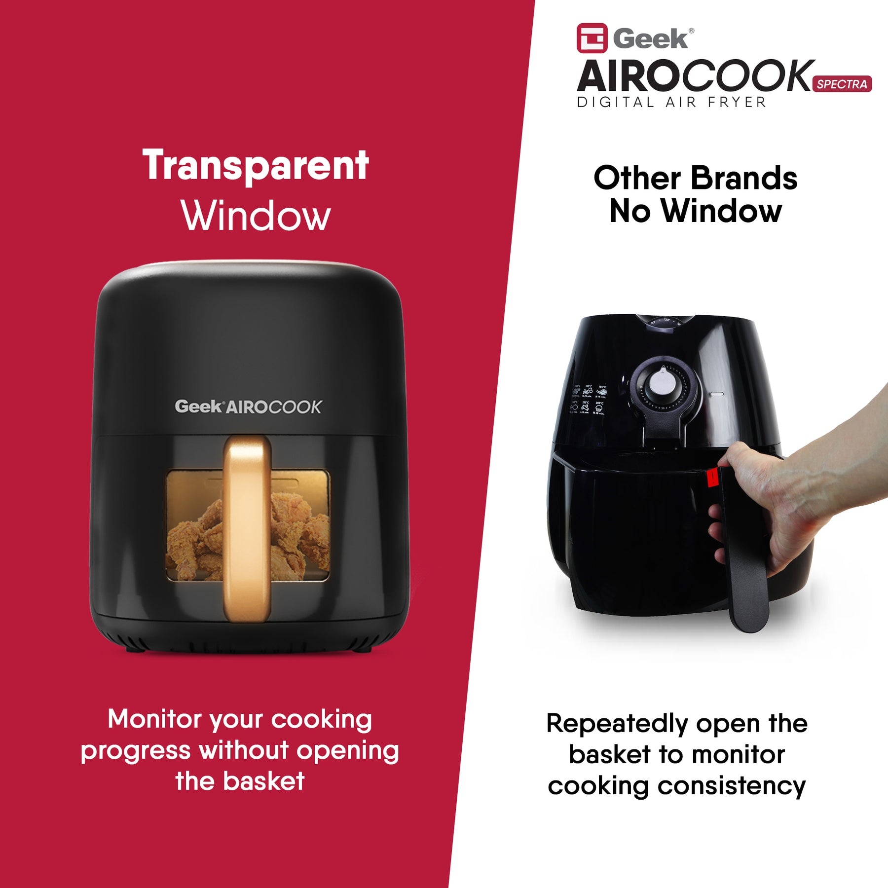 Geek Airocook Spectra 5.5L Digital Air Fryer