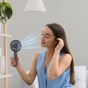 Geek Aire GF2 Rechargeable Mini Fan - 4 Inch - Grey