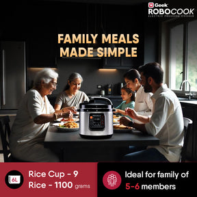 Geek Robocook Zeta 6L Stainless Steel Electric Pressure Cooker