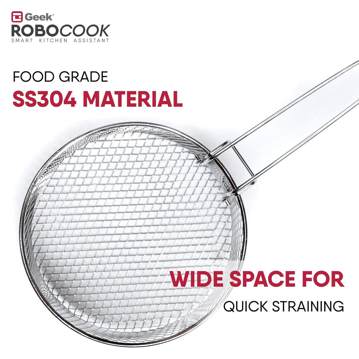 Geek Robocook Compatible Stainless Steel Strainer Basket