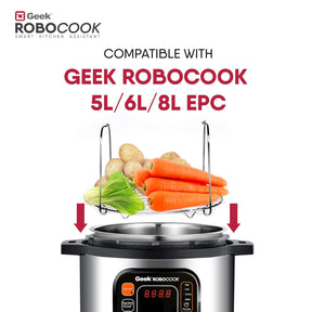 Geek Robocook Compatible Strainer Basket & Steam Rack