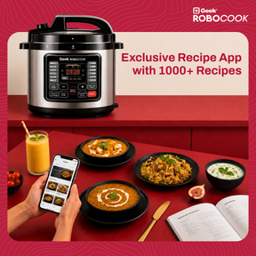Geek Robocook Nuvo 8 Litre Electric Pressure Cooker with Stainless Steel Pot