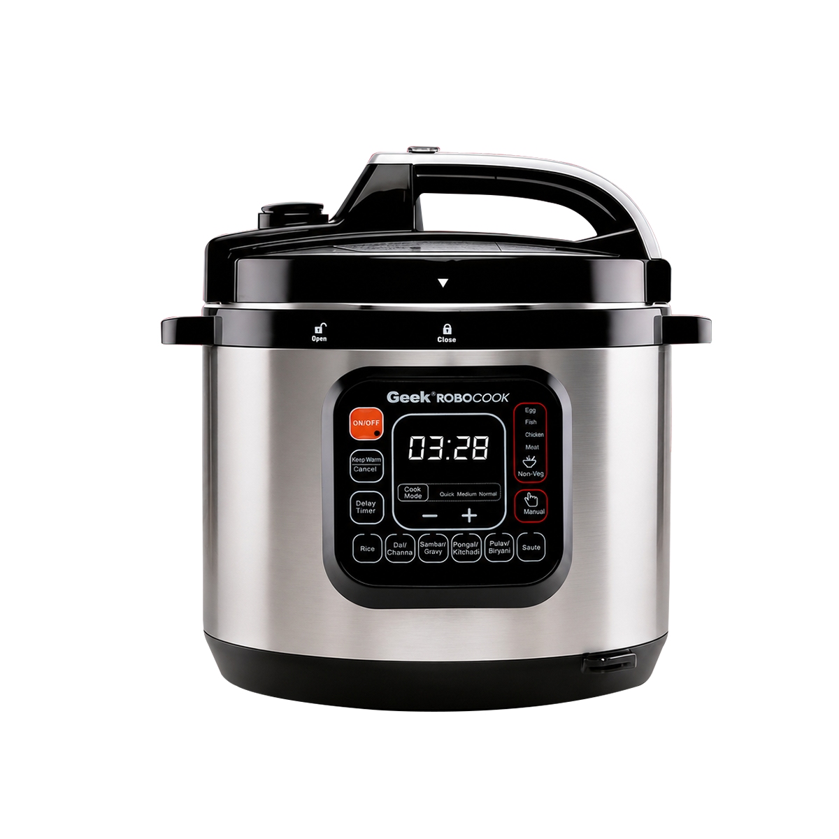 Geek Robocook Zeta 6L Stainless Steel Electric Pressure Cooker