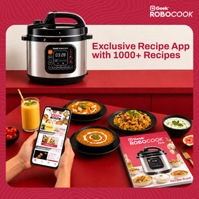 Geek Robocook Zeta 6L Stainless Steel Electric Pressure Cooker