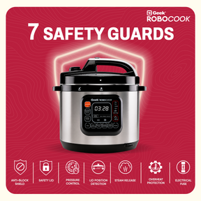 Geek Robocook Zeta 6L Stainless Steel Electric Pressure Cooker
