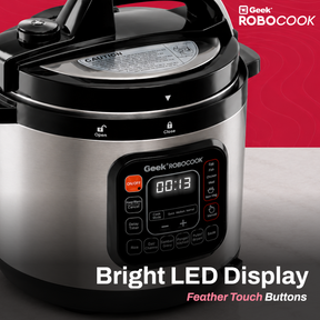 Geek Robocook Zeta 6L Stainless Steel Electric Pressure Cooker