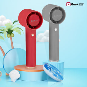 Geek Aire GF0 Mini Portable Lightweight USB Type C Rechargeable Fan with 3 Speed - Red