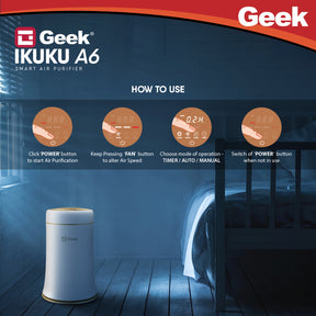 Geek Ikuku A6 - Air Purifier (White)