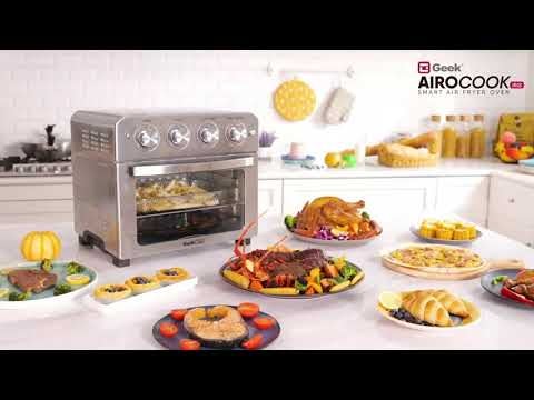 Geek AiroCook Iris 23L Smart Air Fryer - Oven Toaster Grill for Kitchen